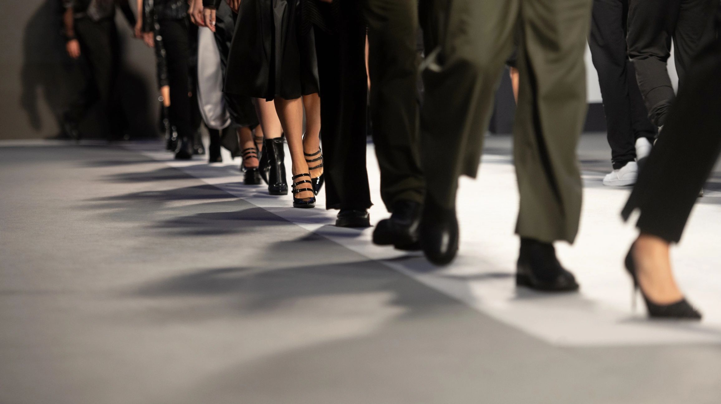 fashion models group modern clothing