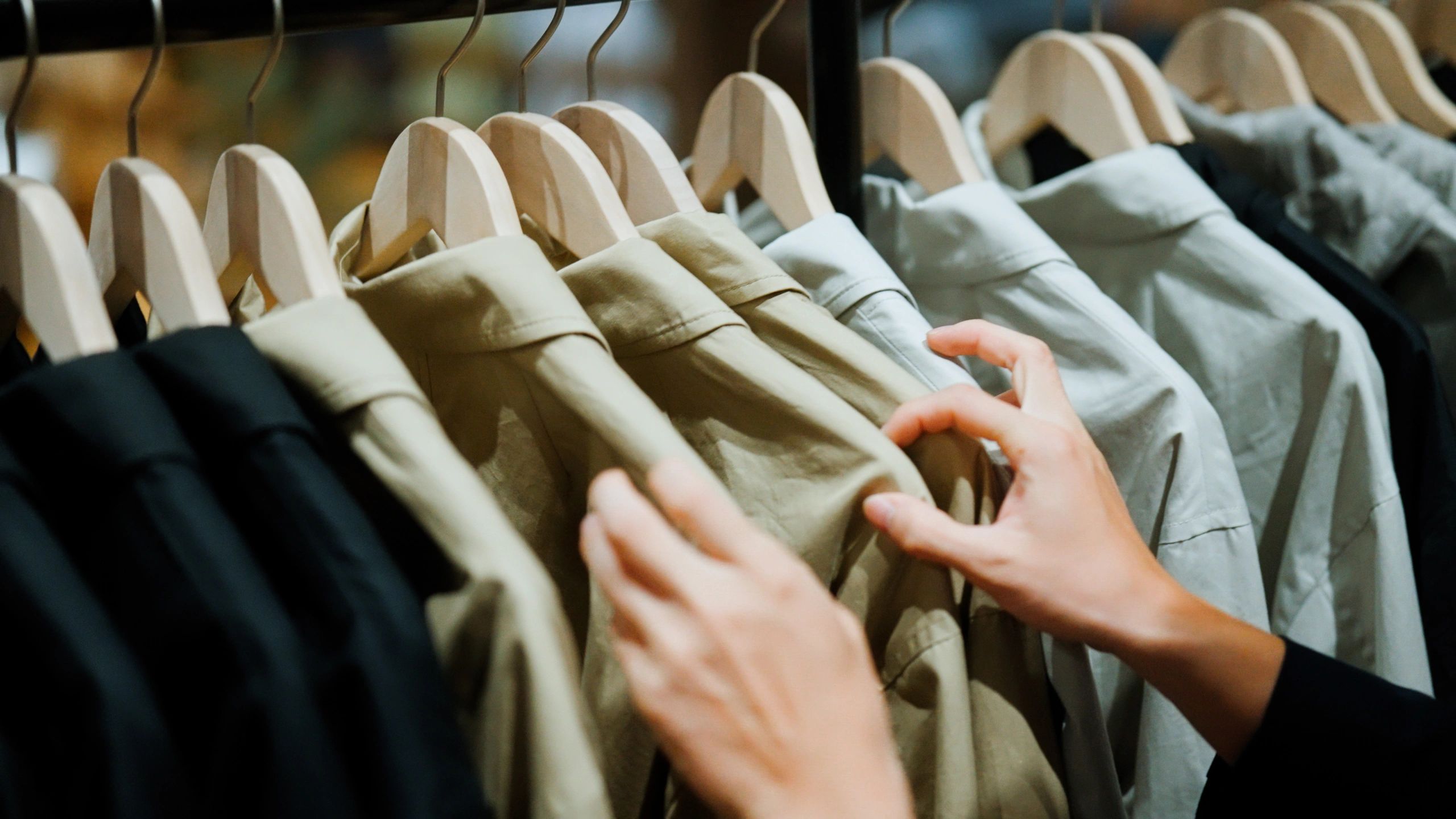 stylish men fashion modern clothing store