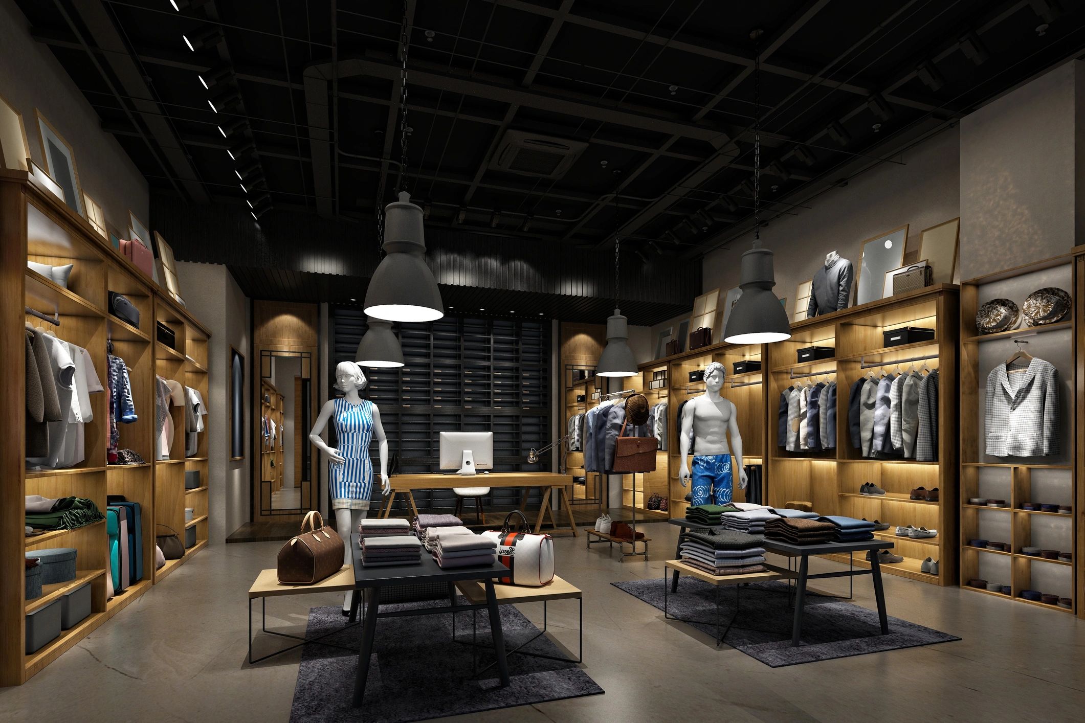 fashion store interior modern